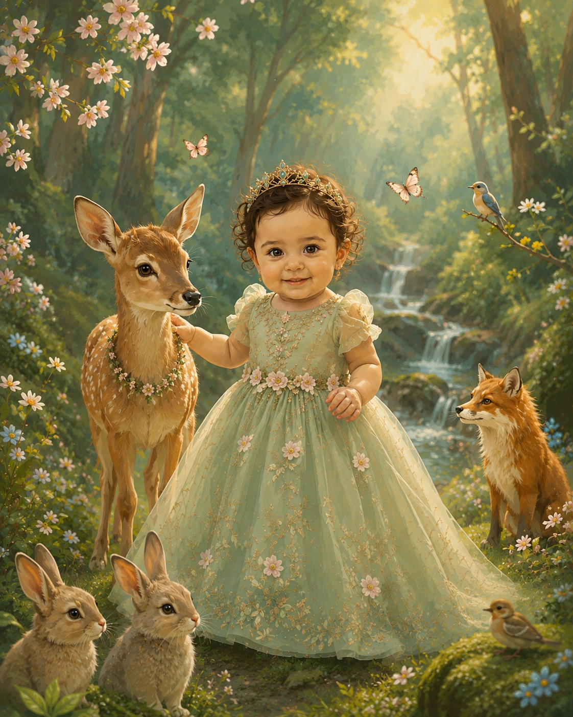 Baby forest princess
